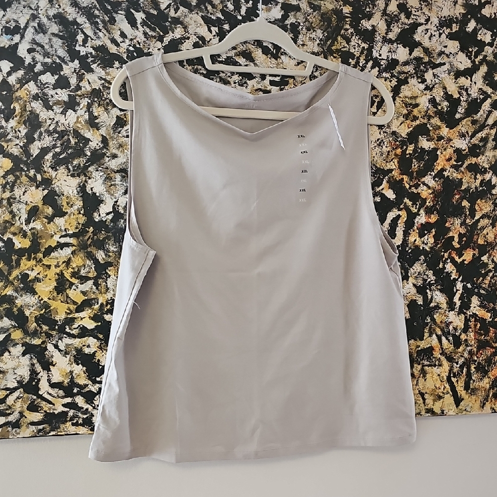 Gap Beige Sleeveless Tank Top